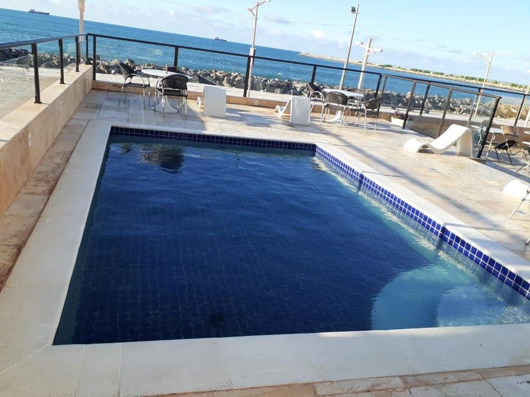 605 Flat Mobiliado Com Vista Lateral Mar Na Praia De Iracema Com Ventilador Fortaleza  Exterior photo